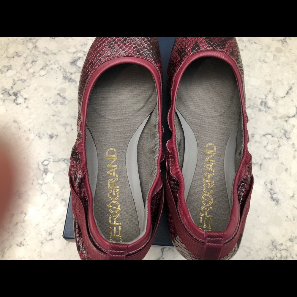 Ballet Falts Snakeskin Print
